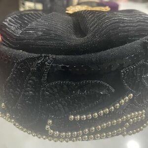 Elegant Black Beaded Women's Accessory